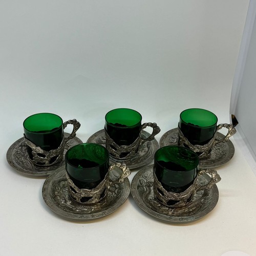 Vintage Japanese 10 Piece Tea Set Y in Yatch Yamatogumi