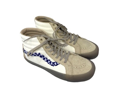 VANS x Rokit Sk8-Hi 38 DX Shoes Skate Beige Suede Canvas  display picture 1