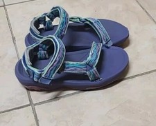 Teva Kids Size 1 Sandals Original Purple Blue Shoes