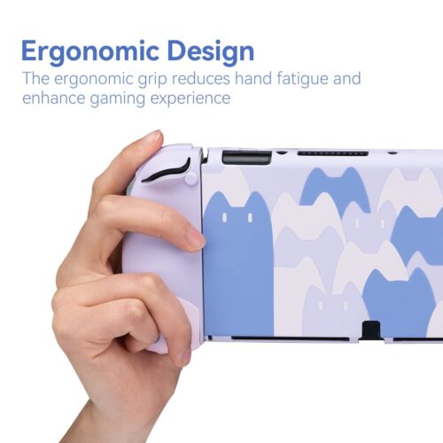 GeekShare Switch Oled Protective Case Nintendo Switch Shell Cat Jo Jo Cartoon - Picture 8 of 54