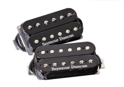 Seymour Duncan SH-4 JB & SH-2 Jazz Neck Hot Rodded Humbucker Black Pickup Set