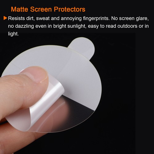 5pcs 50mm Soft TPU Matte Anti-Glare Clear Round Watch Glass Screen Protectors - Zdjęcie 5 z 7