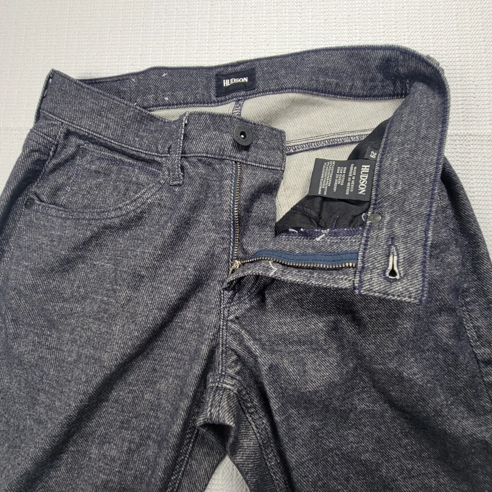Pantalones de mezclilla Hudson Blake ajustados pierna recta para hombre talla 29x31 LEER Foto 3 de 4
