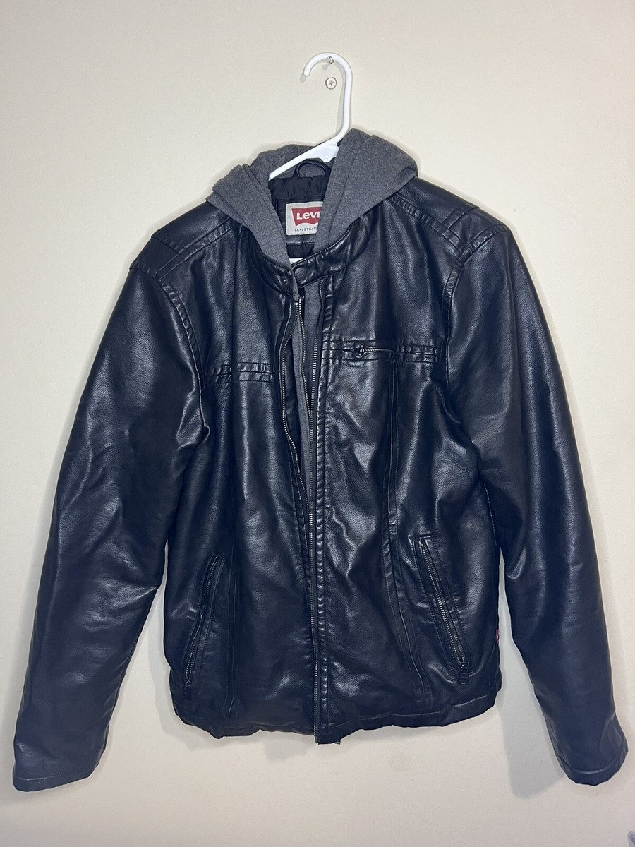 levi hoodie coat