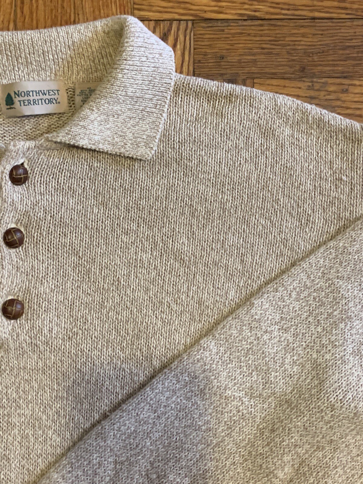 Northwest Territory Half Button Collared Sweater … - image 2