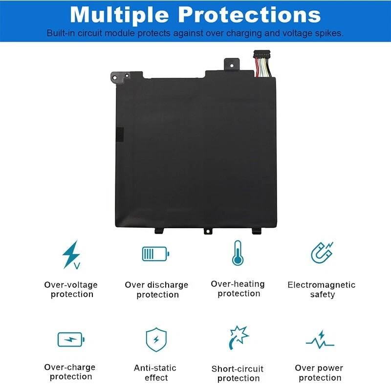 L17M2PB1 Battery For Lenovo V130-14IGM V130-14IKB V330-14IKB V330-14ARR L17C2PB1 - Image 3 of 4