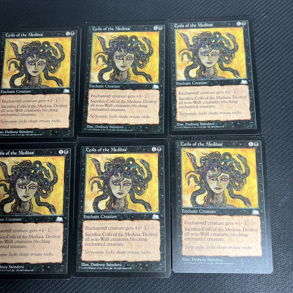 Coils of the Medusa Weatherlight MTG Magic the Gathering Black Playset English 7 - Image 2 of 4
