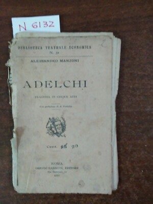 Adelchi - Alessandro Manzoni