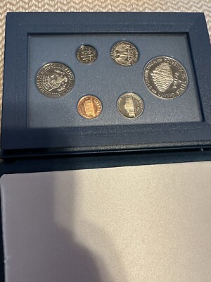 1987 S Prestige Proof Set Constitutional 90% Silver Dollar 6 US