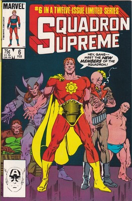 Squadron Supreme #6 of 12 (1985) Marvel Comics, High Grade