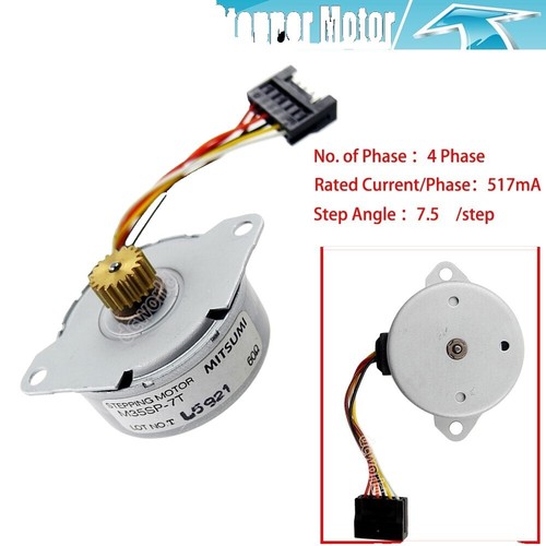 7.5° BIPOLAR STEPPER MOTOR MITSUMI M42SP-6TK 3H627230B 4.8