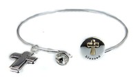 4030511 I Am Blessed Bangle Bracelet Christian Cross on sale 4030511 I Am Blessed Bangle Bracelet Christian Cross on sale