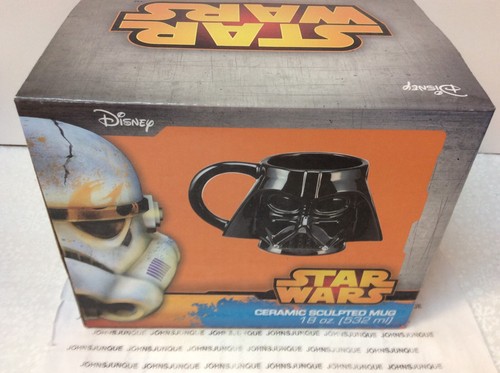 TAZA ESCULPIDA VANDOR DARTH VADER Nueva en Caja Cerámica DISNEY STAR WARS - Imagen 5 de 5
