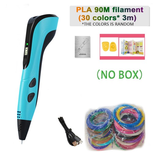 Set penna per stampa 3D per bambini penna stampante 3D con filamento 200M PLA/ABS regalo bambini - Foto 17 di 27