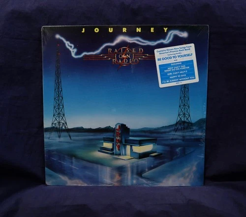 JOURNEY~VERY RARE SEALED LP~RAISED ON RADIO~1986 USA 1stPRESS~W/HYPE STICKER