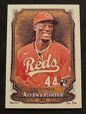 2024 TOPPS ALLEN & GINTER ELLY DE LA CRUZ ROOKIE CARD # 44 PRE-OWNED 