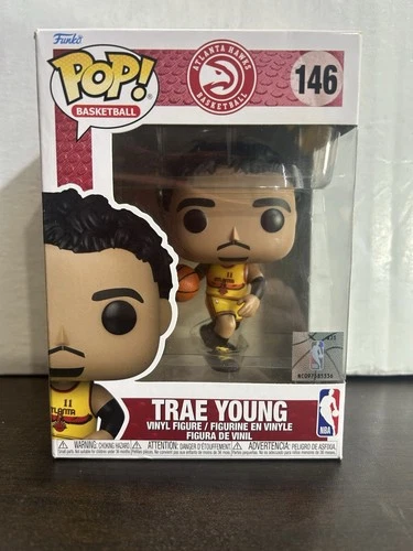 Trae Young Atlanta Hawks NBA Basketball Funko Pop 146 with Protector