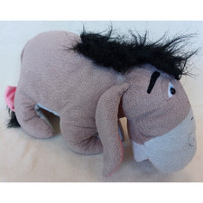 Disney Store Winnie the Pooh Gray Book of Pooh Eeyore Plush RARE Discontinued