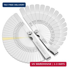 2pcs Stainless Steel Feeler Gauge Set32 Straight Blades Feeler Gauge16 Piece...