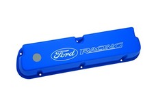 Ford Racing Aluminum Valve Cover Set Blue Powder Coat For Small Block Ford