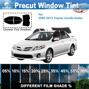 Computerized Custom PreCut 2Ply Window Tint Film Kit For 2009-2013 Corolla Sedan