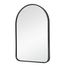 Large Gold Arched Home Bathroom Mirror Wall Mounted Metal Frame Makeup Mirrors