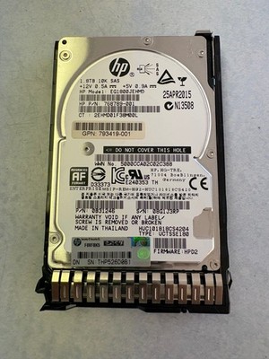 791034-B21,791055-001 HP 1.8TB 10K 12G SC 2.5INCH SAS HDD