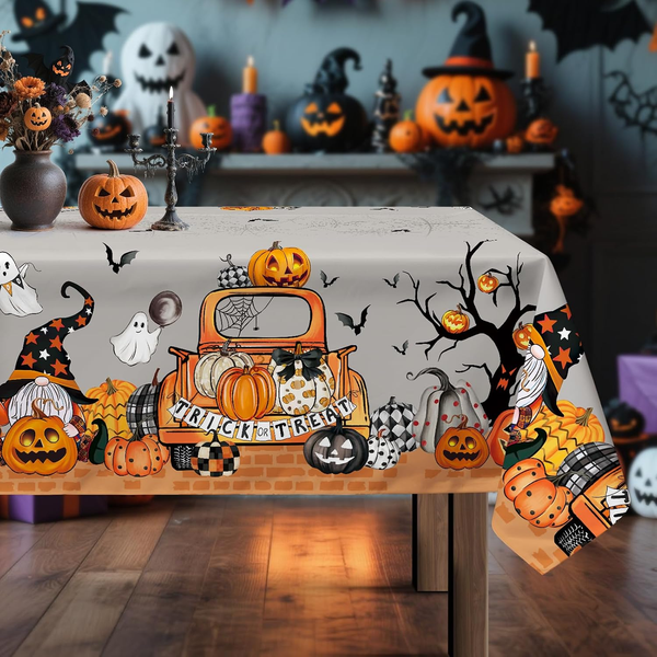 Halloween Lastwagen Tischdecke Polyester Rechteckig 152 X 213 Cm-image