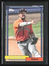 Alex Bregman 2021 Topps Update 1992 Redux Black Border /25 #T92-21 Houston