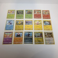 Pok mon TCG McDonald's 2022 Complete Set 15 Trading Cards MP With Holos Nintendo