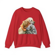 Yellow Labrador Retriever Unisex Crewneck Sweatshirt