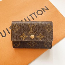 Louis Vuitton Monogram Porte-Monnaie Pla Coin Case Wallet