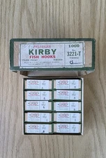 Vintage Pflueger KIRBY #6 Fish Hooks 1000 Pieces ,Master Box Included. 