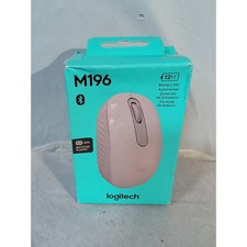 Logitech M196 Unisex Compact Bluetooth Wireless Mouse New Damaged Box
