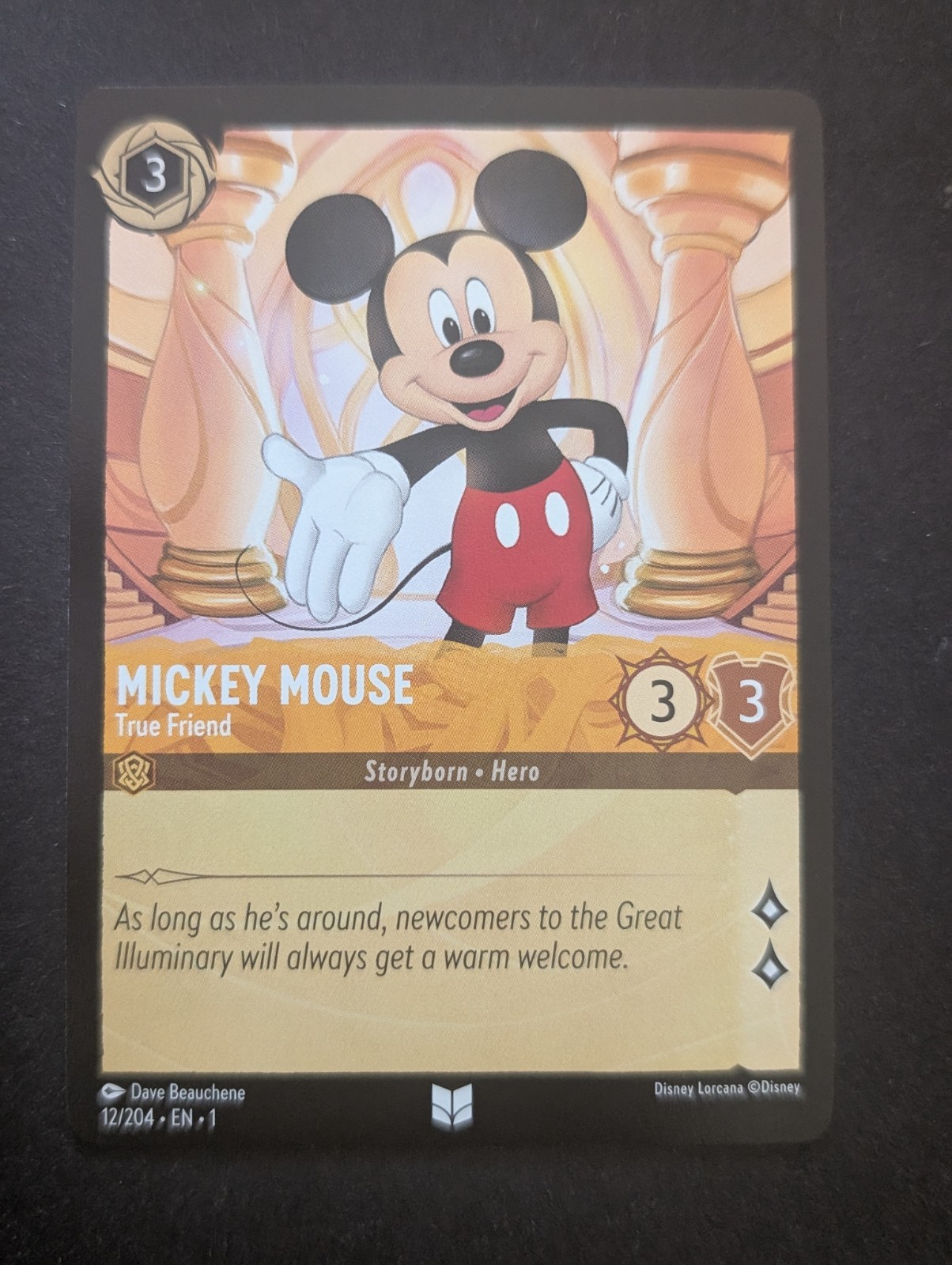 🎇Disney Lorcana TCG The First Chapter: Mickey Mouse (012/204) - Uncommon - NM