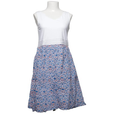Ethos, Kleid, Größe: L, Blau/Weiß/Orange, Bio-Baumwolle, Print, Damen #gtY
