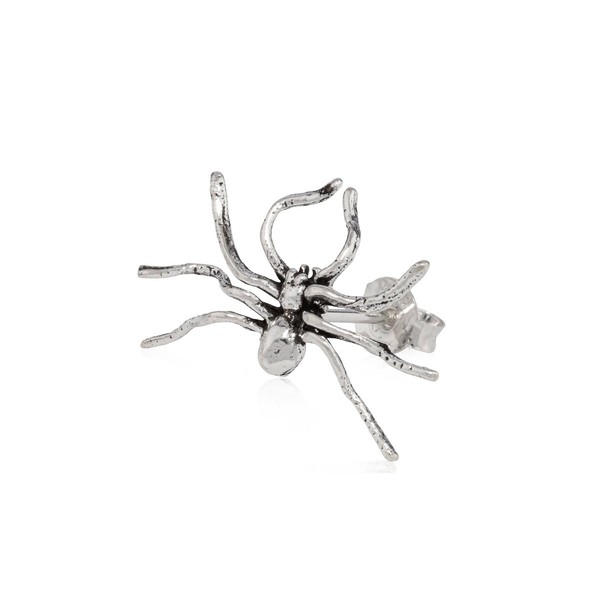 Einzelohrstecker Spinne Amulett 925 Silber 20X14Mm Keltische Oxidierte Ohrring-image