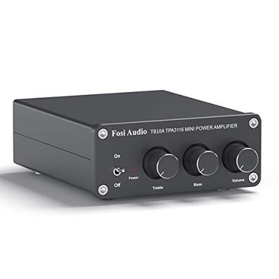  TB10A 2 Channel Stereo Audio Amplifier Receiver Mini Hi-Fi Class D Integrated 