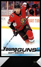 2019-20 Upper Deck #220 Scott Sabourin Rookie Ottawa Senators