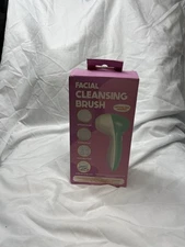 Facial Cleansing Brush With 2 Brushes, 1 Massager Head Includes Case