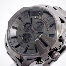 Orologio DIESEL 322 Funzionante Uomo Mega Chief Gunmetal Nero