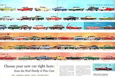 1957 Ford Cars Original 2-page Vintage Print Ad Automobiles 14x 20 1957 Ford Cars Original 2-page Vintage Print Ad Automobiles 14x 20