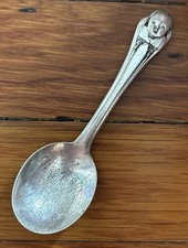 ANTIQUE VINTAGE Winthrop Silverplate GERBER'S BABY Child s Serving SPOON 4