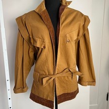 Vintage 1970s Oliver Massuger Paris Belted Utility Jacket