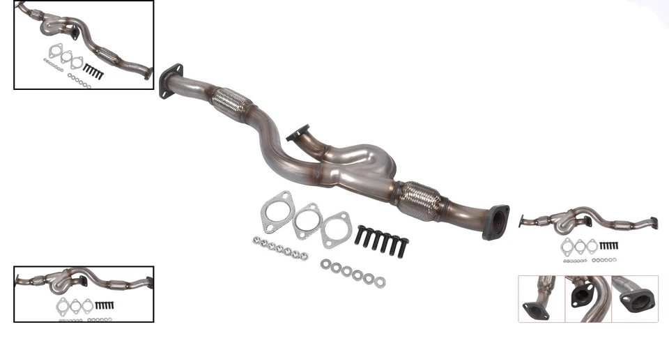Repuesto de tubo delantero Flex Y para Hyundai Tucson y Kia Sportage 2,7 L 2005-2008 Foto 2 de 4