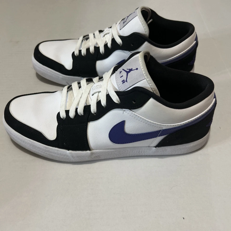 Nike Air Jordan 1 V.2 Zapatillas bajas de cuero oscuro Concord talla 11.5 584794-006 Foto 2 de 4