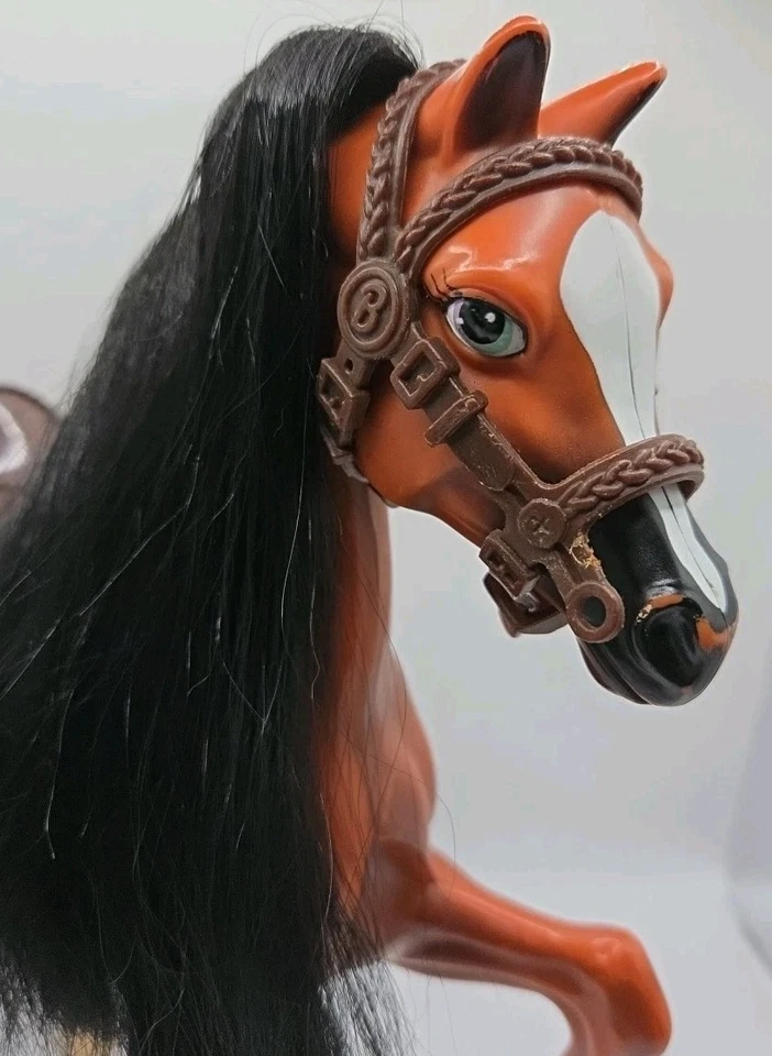 Barbie Bellezas Cepillable Mattel 1999 De Colección Caballo con Silla de montar y Brida Foto 3 de 4