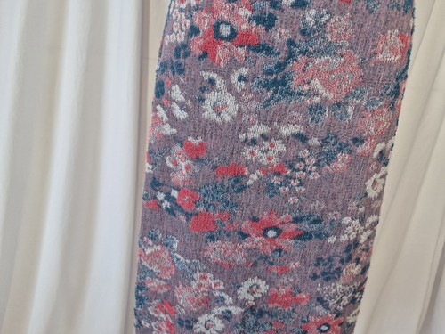 Anthropologie Maeve Jacquard Colorful Floral Print Sleeveless Midi Dress US 00P - Picture 5 of 10