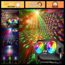 Disco Ball Lights - Sound Activated Dual Strobe Party Decor With Remote Control