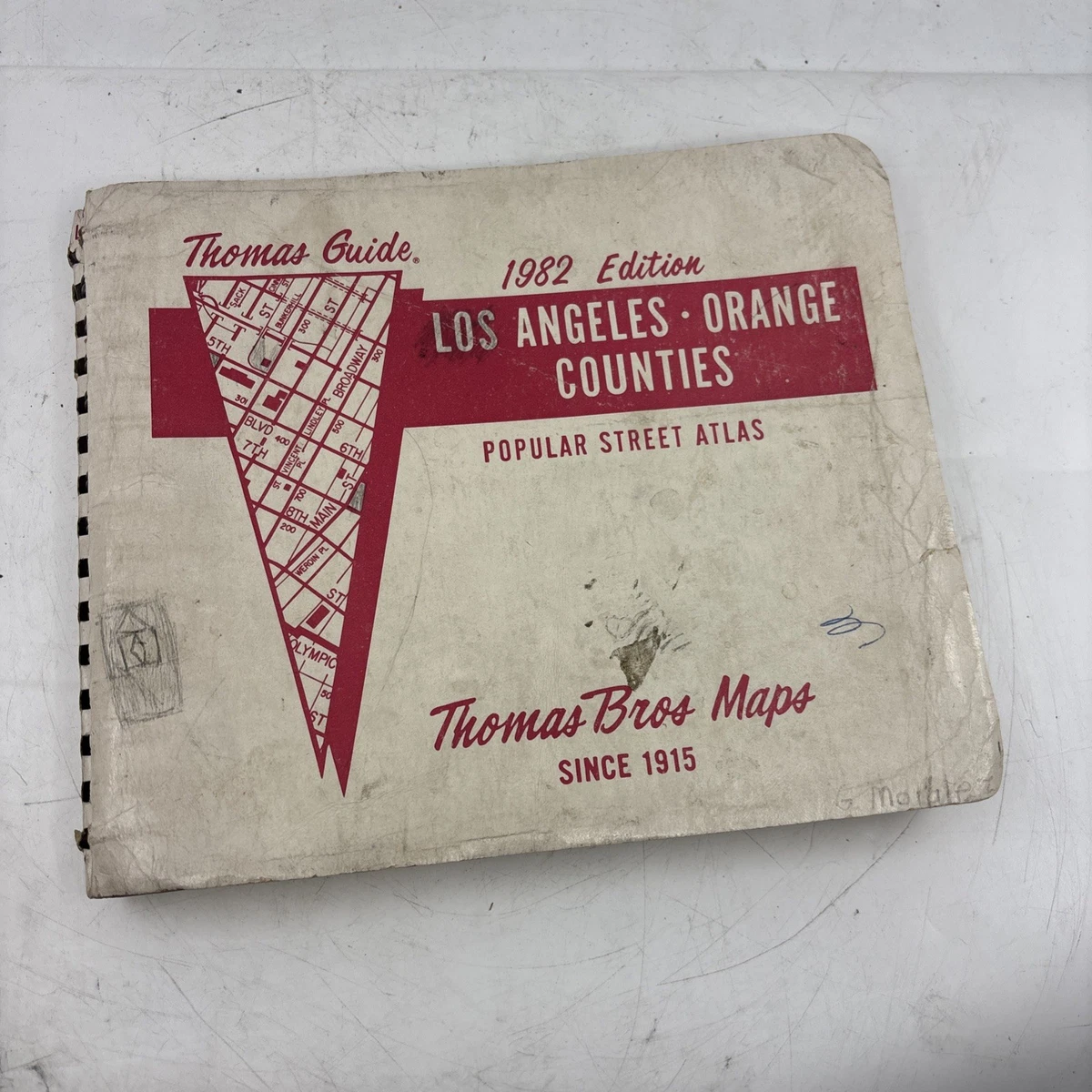 ♪コレクションに？1994年版のThomas Guide Los Angeles Thomas Guide Los Angeles In Collectible United States Maps for